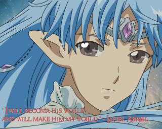 Blue hair anime character quote - he free wallpaper
