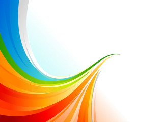 Colorful background white rainbow wave - triadic free wallpaper for desktop