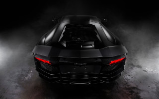 Black sports car hood up 2 - its hood free wallpaper