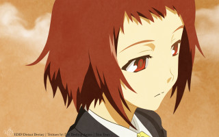 Anime red hair suit looking - clarice beckett free wallpaper
