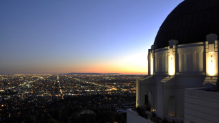 City night view high dome - a high point of view free wallpaper