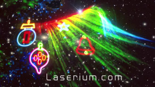 Colorful background lights stars laserium - a caption free wallpaper for desktop