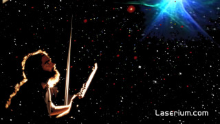 Woman holding pole star background - a star in the background free wallpaper