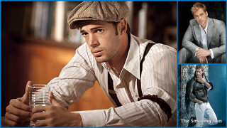 Man suit tie glass water - a glass of water free wallpaper