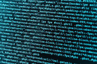 Computer screen blue text black - white letter free wallpaper