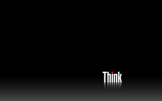 Black background red think word - conceptual art free wallpaper