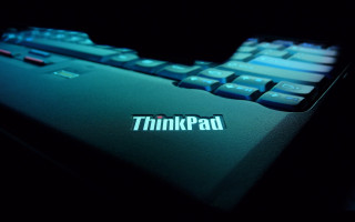 Thinkpad keyboard dark image 1 - a computer keyboard free wallpaper
