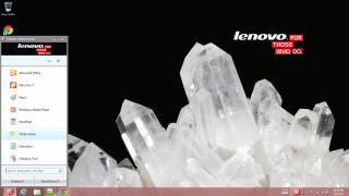 Computer screen crystals lenovo logo - 4k resolution free wallpaper