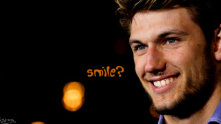 Man smiling shirt name says - adam willaerts free wallpaper