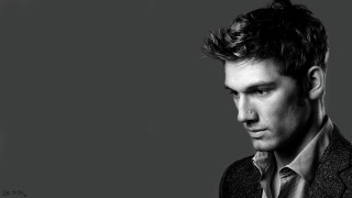 Man suit tie serious look - beautiful bone structure free wallpaper