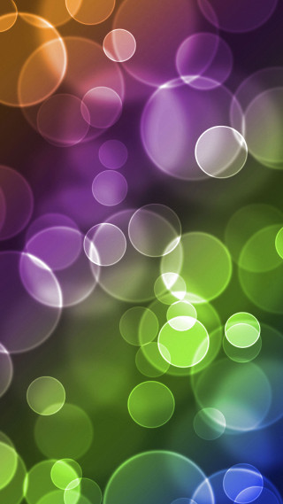 Colorful blurry background circles of 2 - circle of light free wallpaper