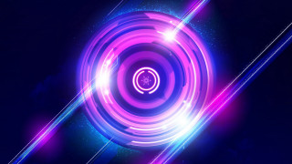 Colorful abstract background lines circles - a purple center free wallpaper