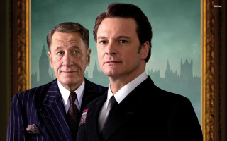 Two men suits painting castle - two man free wallpaper