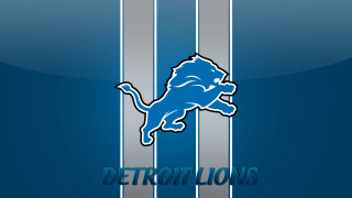 Detroit lions logo blue background - elite free wallpaper for desktop