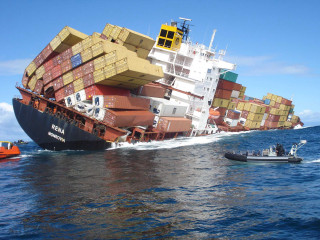 Large boat container stack water - eden box free wallpaper