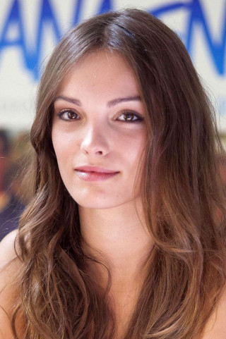 Woman long hair white shirt 3 - headshot free wallpaper for mobile