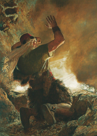 Man bird woman reaching out - radiant light free wallpaper for mobile