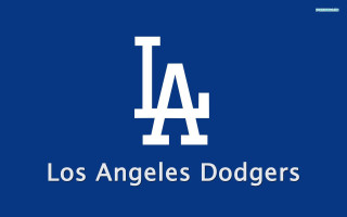Blue background los angeles dodgers 2 - david rudnick free wallpaper