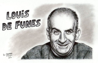 Man smiling louis de funes - fluxus free wallpaper