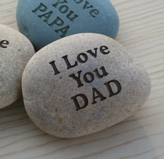 Three rocks love you dad - bapu free wallpaper for tablet