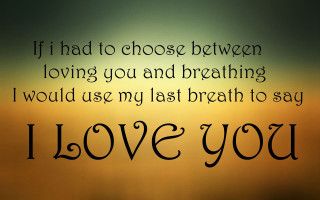 Romanticism love quote blurry background - a picture of a quote free wallpaper