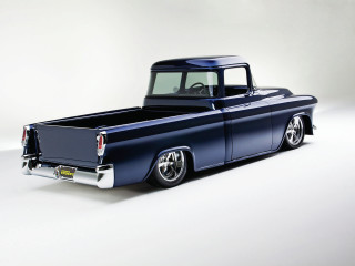 Blue truck flat bed white - eric dinyer free wallpaper