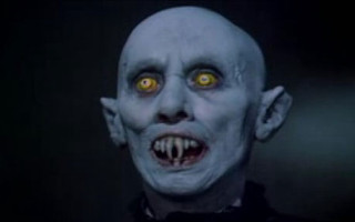 Creepy man yellow eyes creepy - a black tie free wallpaper