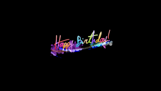 Happy birthday sign colorful lights - anne rigney free wallpaper