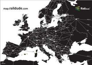 Europe map major cities roads - an ultrafine free wallpaper
