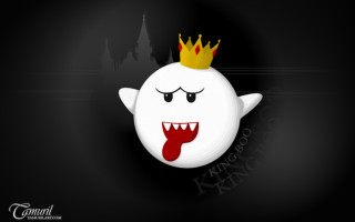 White ghost crown castle black - single body free wallpaper