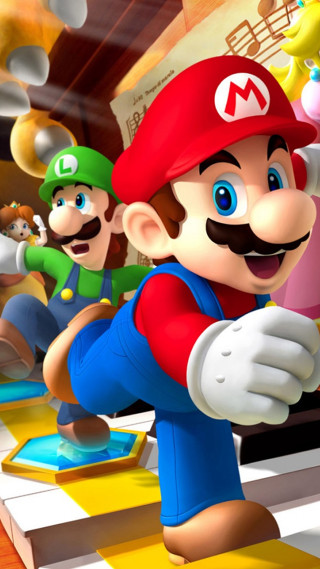 Mario running stairs nintendo wii - mario free wallpaper