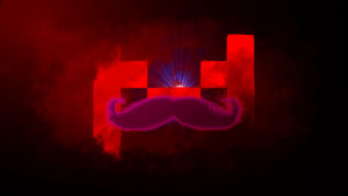 Red purple mustache pixel pattern - p free wallpaper