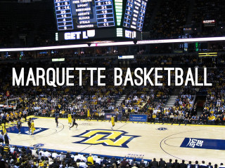 Basketball court crowd sign marquette - official medium free wallpaper