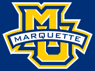Marquette logo blue background ribbon - edward otho cresap ord ii free wallpaper for desktop