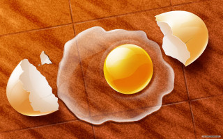 Cracked egg two pieces paper - cracked free wallpaper