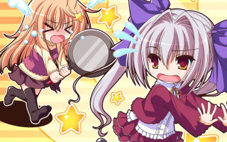 Anime characters mirror stars background - the mirror free wallpaper