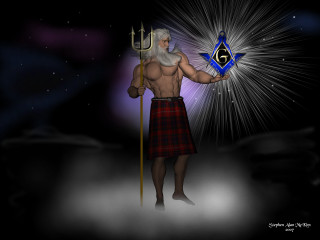 Man kilt sword star purple - alexander johnston free wallpaper