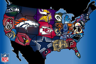 Nfl teams united states map - a map of the united states free wallpaper