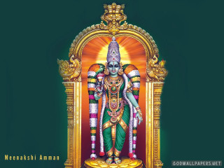 Statue god golden frame green - a gold border free wallpaper