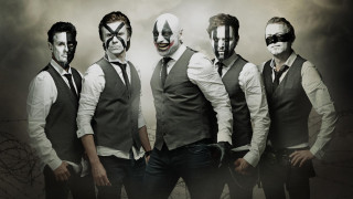 Painted faces men ties group - painted free wallpaper