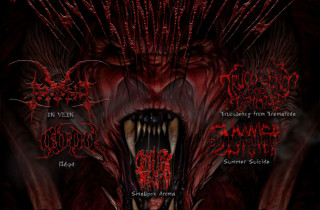 Demonic monster open mouth sharp - graphic design free wallpaper