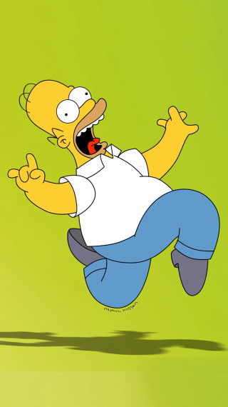 Cartoon character running mouth open 2 - net art free wallpaper