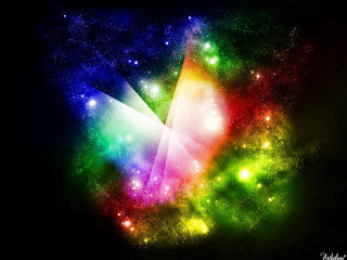 Colorful space theme stars butterfly - evariste vital luminai free wallpaper for desktop