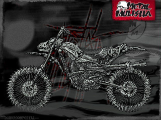 Dirt bike skeleton back tire - aaron miller free wallpaper