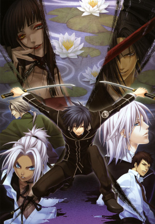 Anime characters swords water lilies - sword free wallpaper for mobile