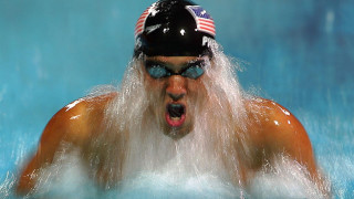 Man white beard hat swimming - fabien charuau free wallpaper