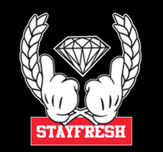 Stay fresh logo hands diamond - the logo free wallpaper for tablet