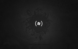 Black white circle smiley face - a smiley face free wallpaper