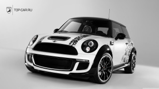 White mini cooper black white - mini free wallpaper for desktop