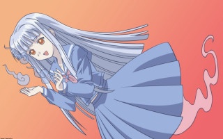 Girl blue dress long hair 2 - a blue dress free wallpaper